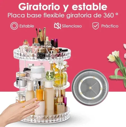 ORGANIZADOR DE MAQUILLAJE 360º